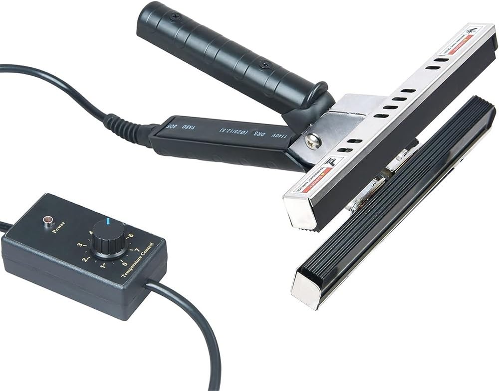 IUokLU 350W Portable Heat Sealer Sealing Machine 15Mm Seal Width, 0-300℃ Temperature, For Foil Bag, Kraft Bag, Mylar Bag
