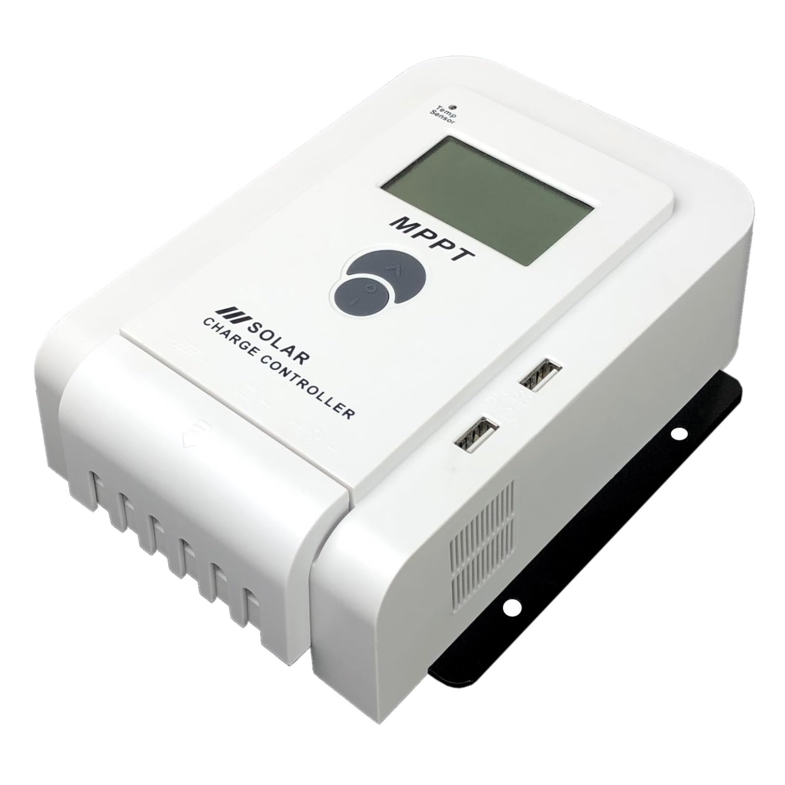 Controllore Solare Regolatore di Carica Solare MPPT 60A 40A 20A con Display LCD Regolatore Solare Fotovoltaico 12V 24V Regolatore Automatico Dual USB for Pannello Solare(40A)