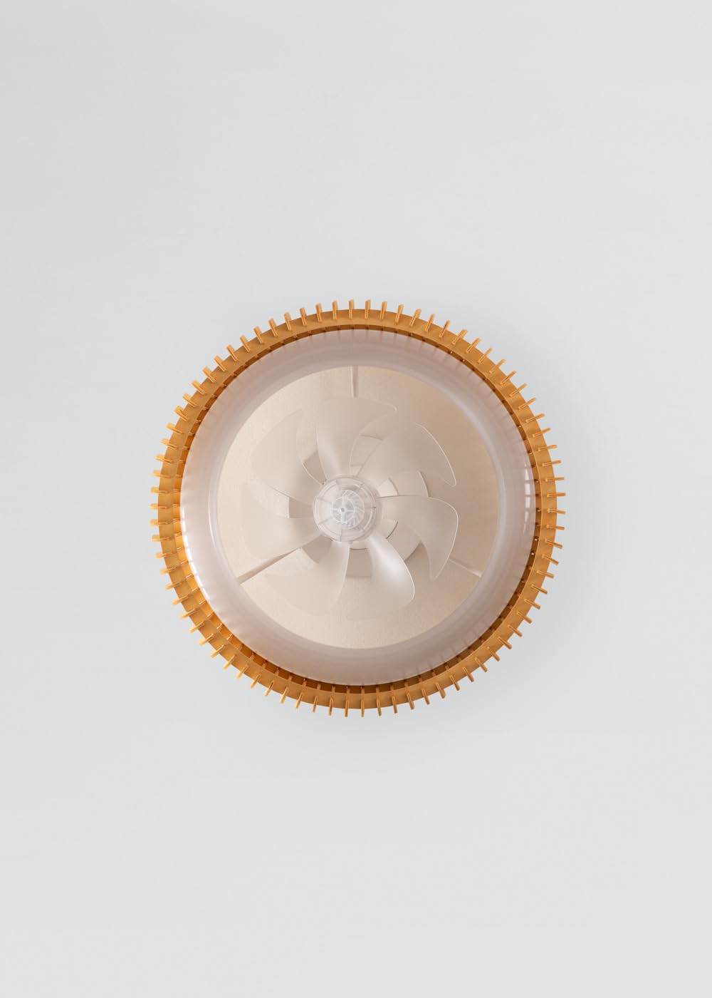 CREATE / WIND CRAFT/Ventilador de techo con luz blanco madera clara con mando / 20W, Programable, Ø58 cm, 6 velocidades, 3 temperaturas de luz, aspas direccionales, función verano-invierno