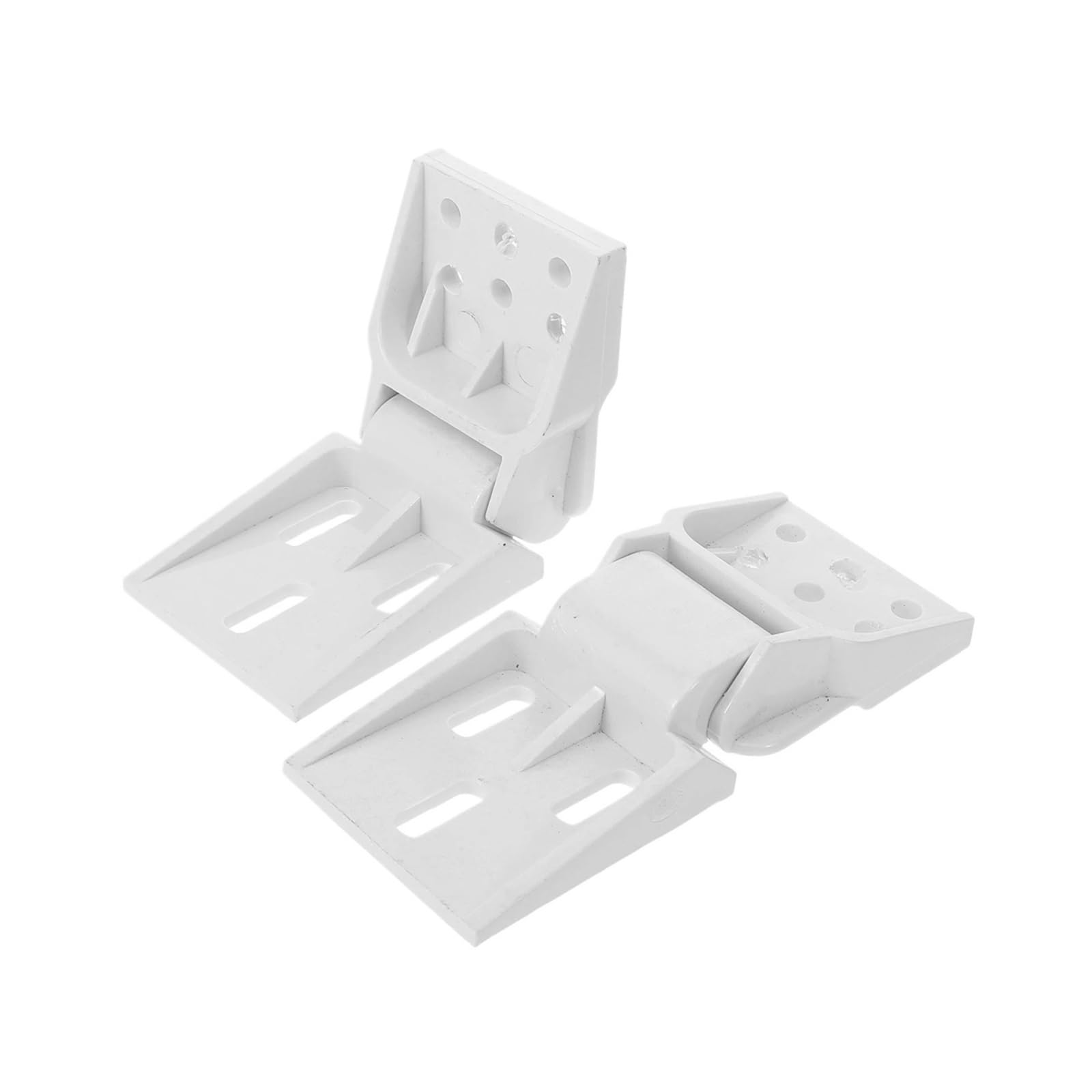 Weigexieo One Color 2Pcs Refrigerator Hinge Replacement Plastic Freezer Door Hinges For Kitchen Chest Freezer Refrigerator Door Hinge