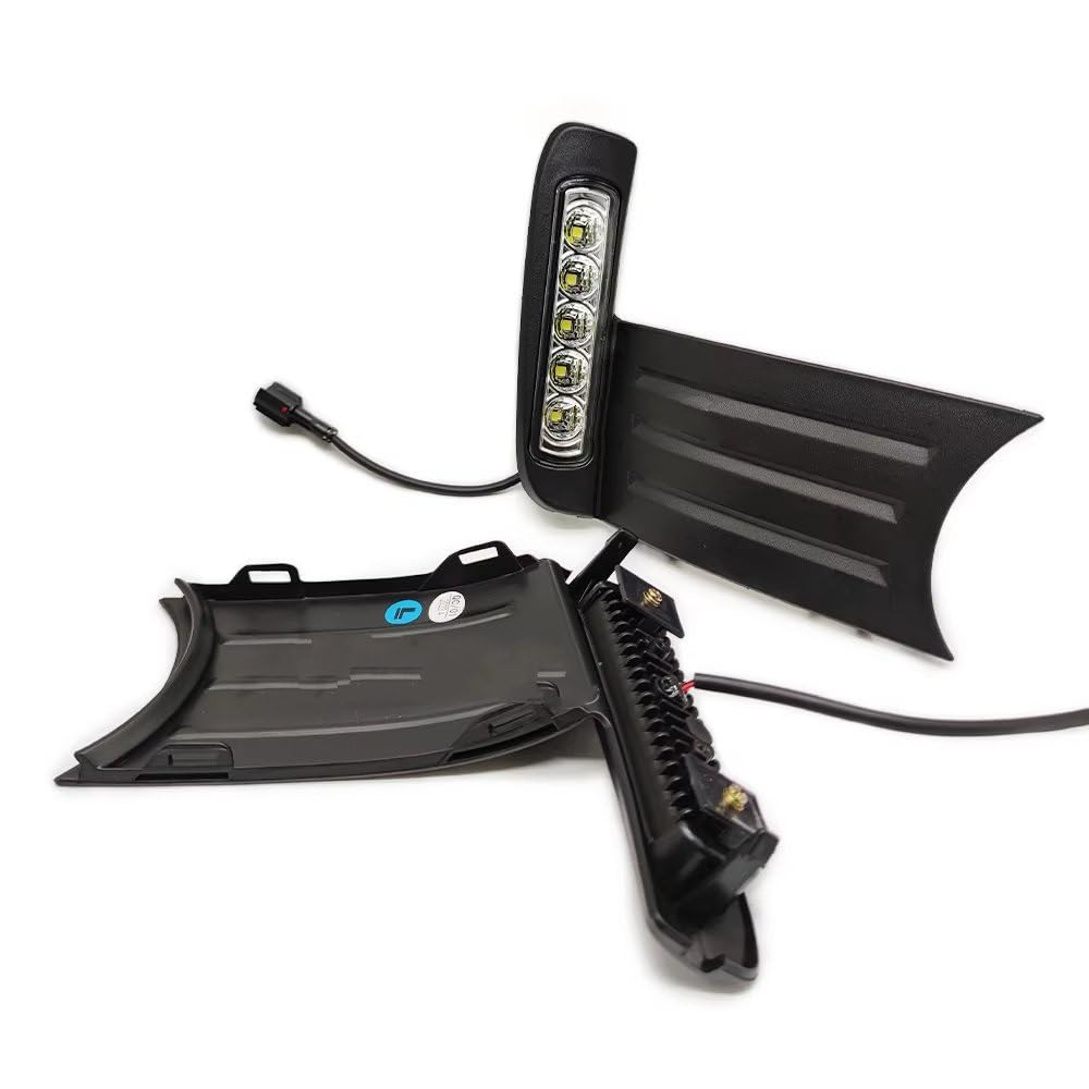 Luz De Circulación Diurna Para Ajuste Para Jazz Sport RS 2011 2012 2013 Impermeable Coche DRL Conducción LED Diurna Cubierta Lámpara Antiniebla