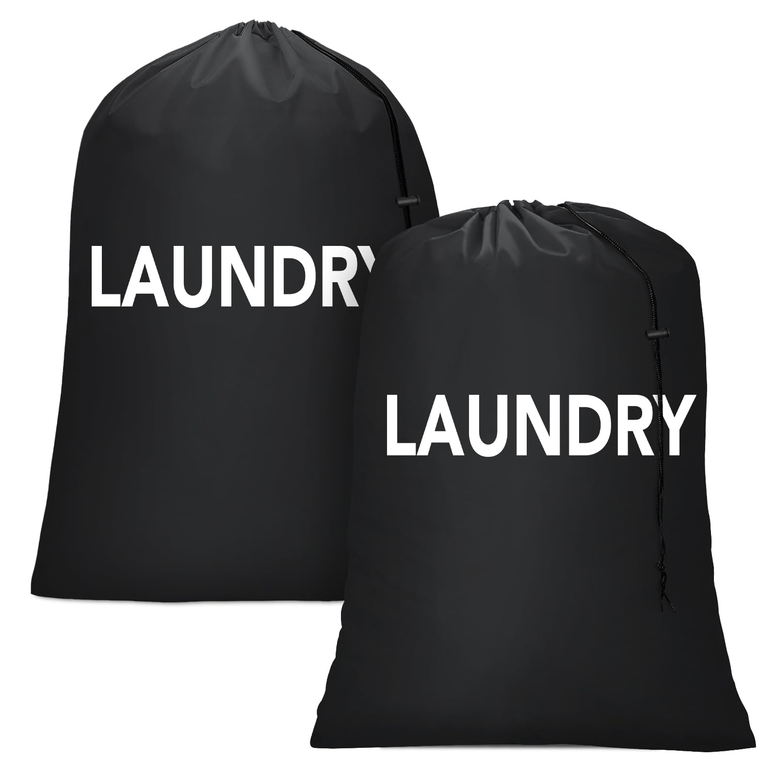 Nidoul 2 Stück Wäschesack Reise Wetbag Wäschebeutel Reise Tragbar,Kordelzug,für Kleidung,Camping,Wohnheim,Reisen, College Workout,Schwimmen,Fitnessstudio,Pool