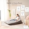 Huddle Original Stuffed Animal Storage Chair Washable Bean Bag Cover (No Filler) for the Perfect Kids Bean Bag Chair. XL Bean Bag Stuffed Animal Storage Bags | Store 100+ Toys 100% Cotton Canvas Grey #5