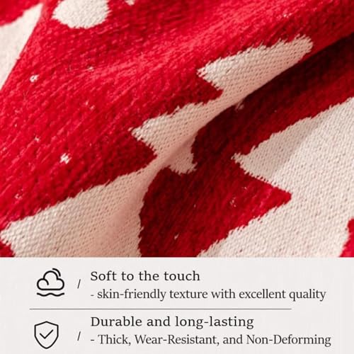 Housse de canapé de Noël rouge lavable pour canapé sectionnel - 4