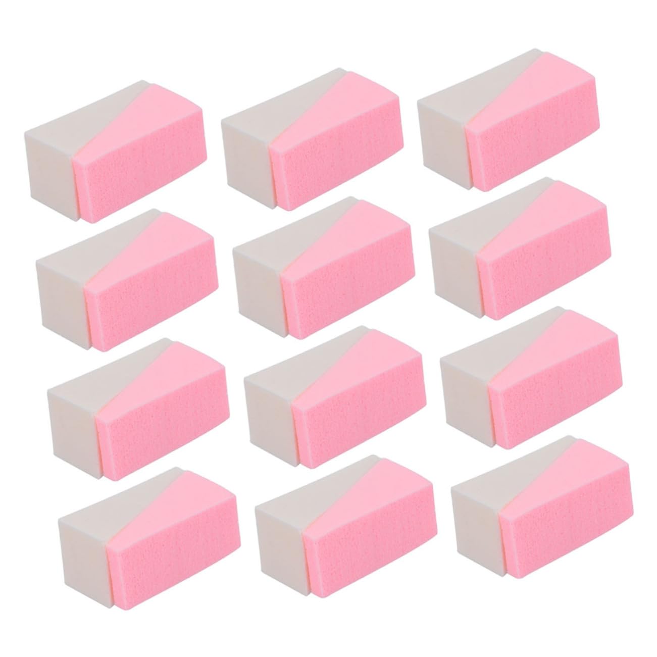 Ipetboom 30Pcs Dual Use Cosmetic Puff for Wet Dry Makeup Application High Density Foundation Sponges for Makeup and Powder Saving
