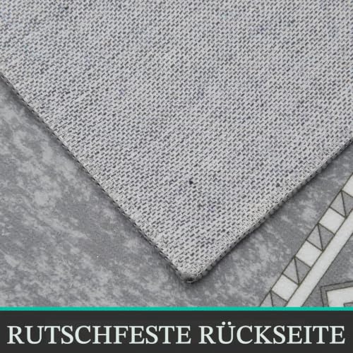 Enyhom Lang Teppich Läufer 66 x 240 cm Waschbar rutschfest Läufer Flur Teppich Küchenläufer dauerhaft Eingangstürmatte Teppich für Haustür… – Ansicht 3