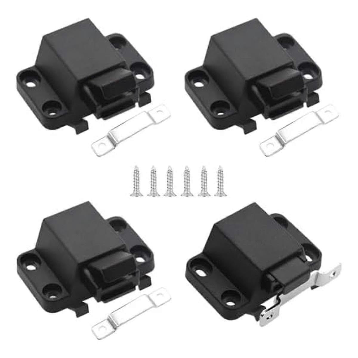 Joyhappst Image Color Self Closing Push Door Latches Hardware Kitchen Cabinet Push Latches Drawer Locks Push Pull Tips On
