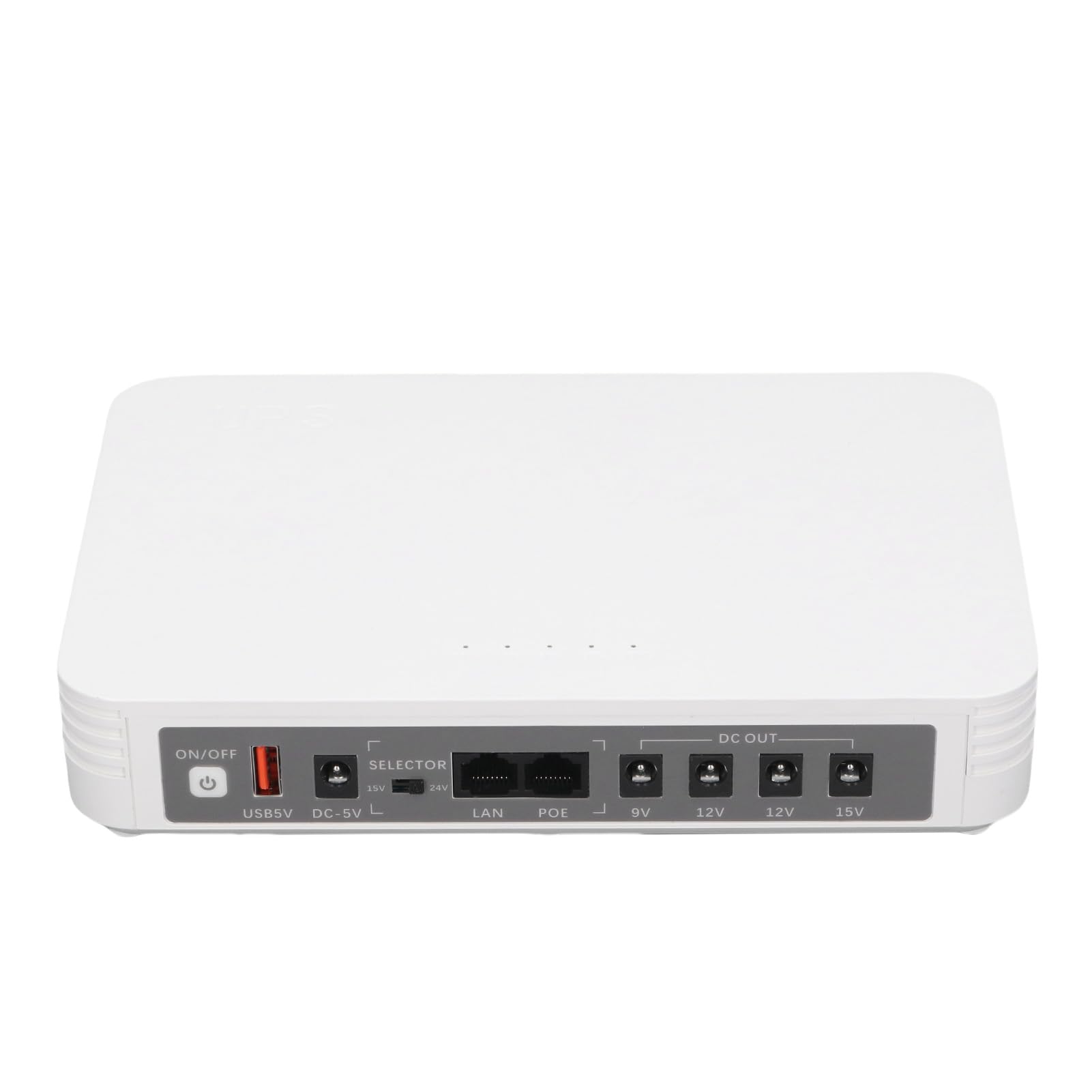 UPS Compatto Interruzioni Corrente Gruppo Di Continuità UPS Batteria Di Backup 15V 24V POE 5V 9V 12V USB 18W Uscita DC Per Modem Router (Spina Europea Ups 1000va