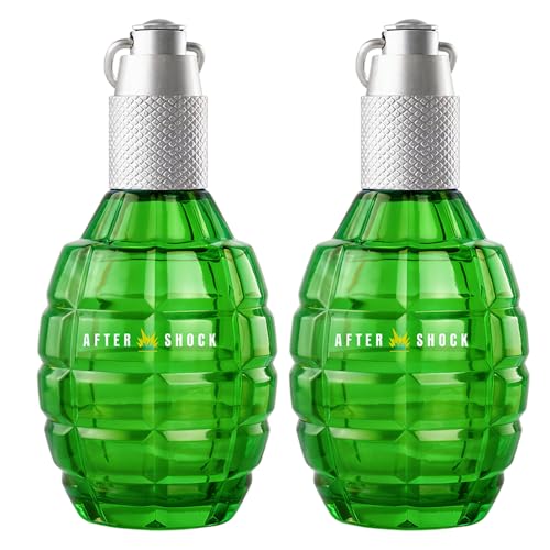 Image of Aftershock Hitman Eau De Parfum for Men 200ml | Long Lasting Perfume | Aromatic Amber Fragrance with Fresh Spicy, Green, Mossy & Musky Notes | Masculine Luxury Scent for Daily & Evening Occasions