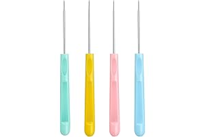 4 Pieces Colorful Scribe Tools for Sugar Stirring, Cookie Baking, and Cake Decorating