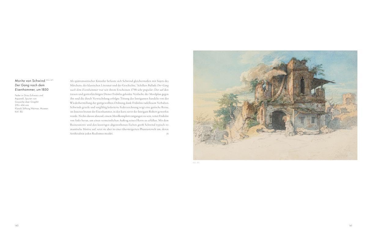 Caspar David Friedrich Goethe Und Die Romantik In Weimar /allemand: Katalog zur Ausstellung im Schiller-Museum Weimar; Kunstgeschichte; Kunst der Weimarer Klassik