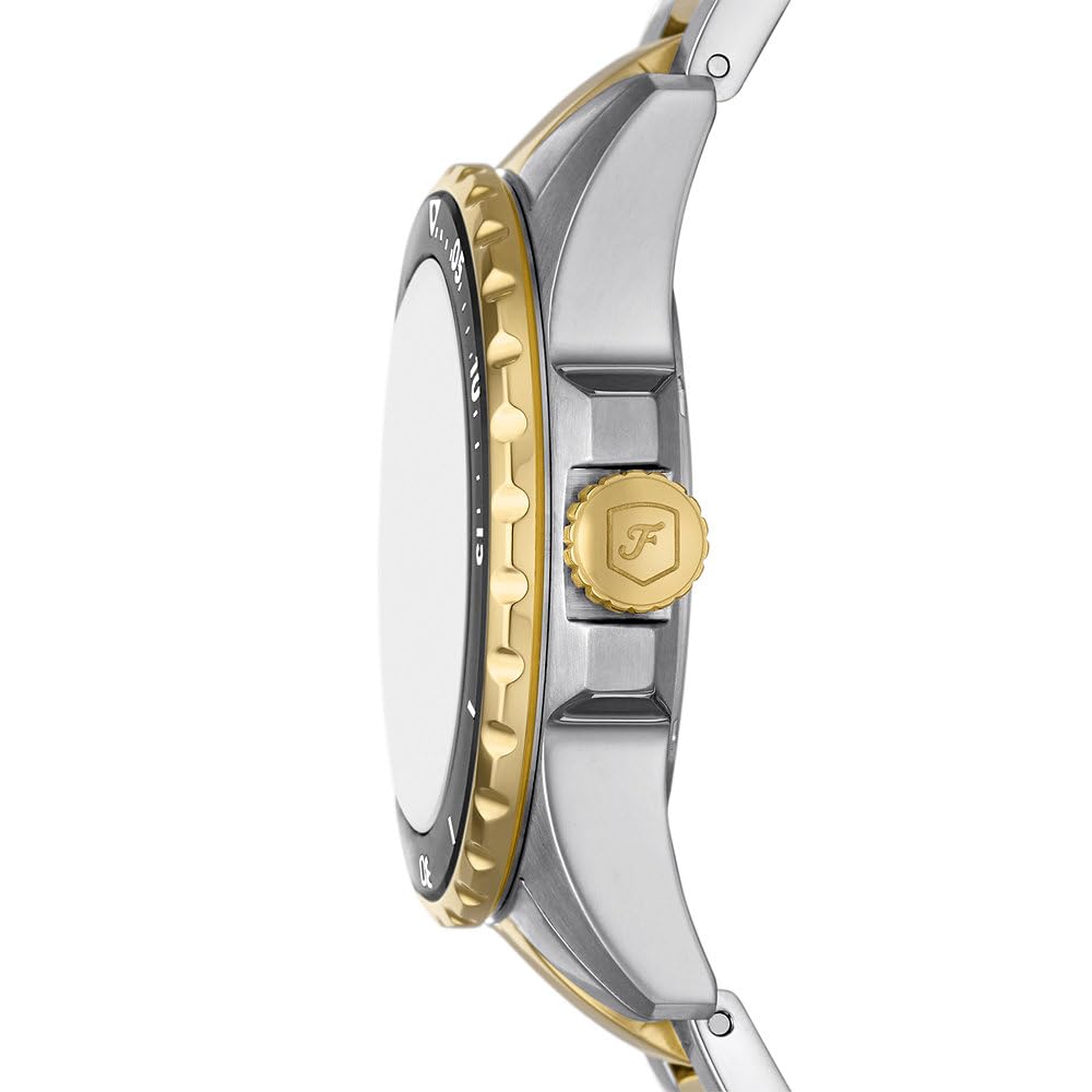 FOSSIL Orologio BlueDive da donna, Movimento al quarzo a tre lancette con cinturino in acciaio inossidabile