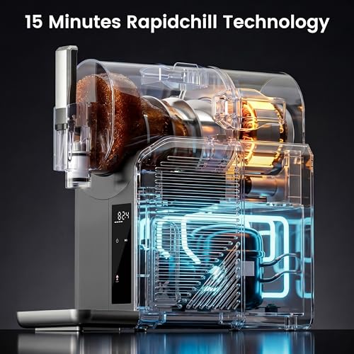Image of Slushie Machine, 2L /68oz Frozen Drink Maker & Margarita Machine with 6 Presets and LED Display, No Ice Needed Slushy Machine for Home & Party