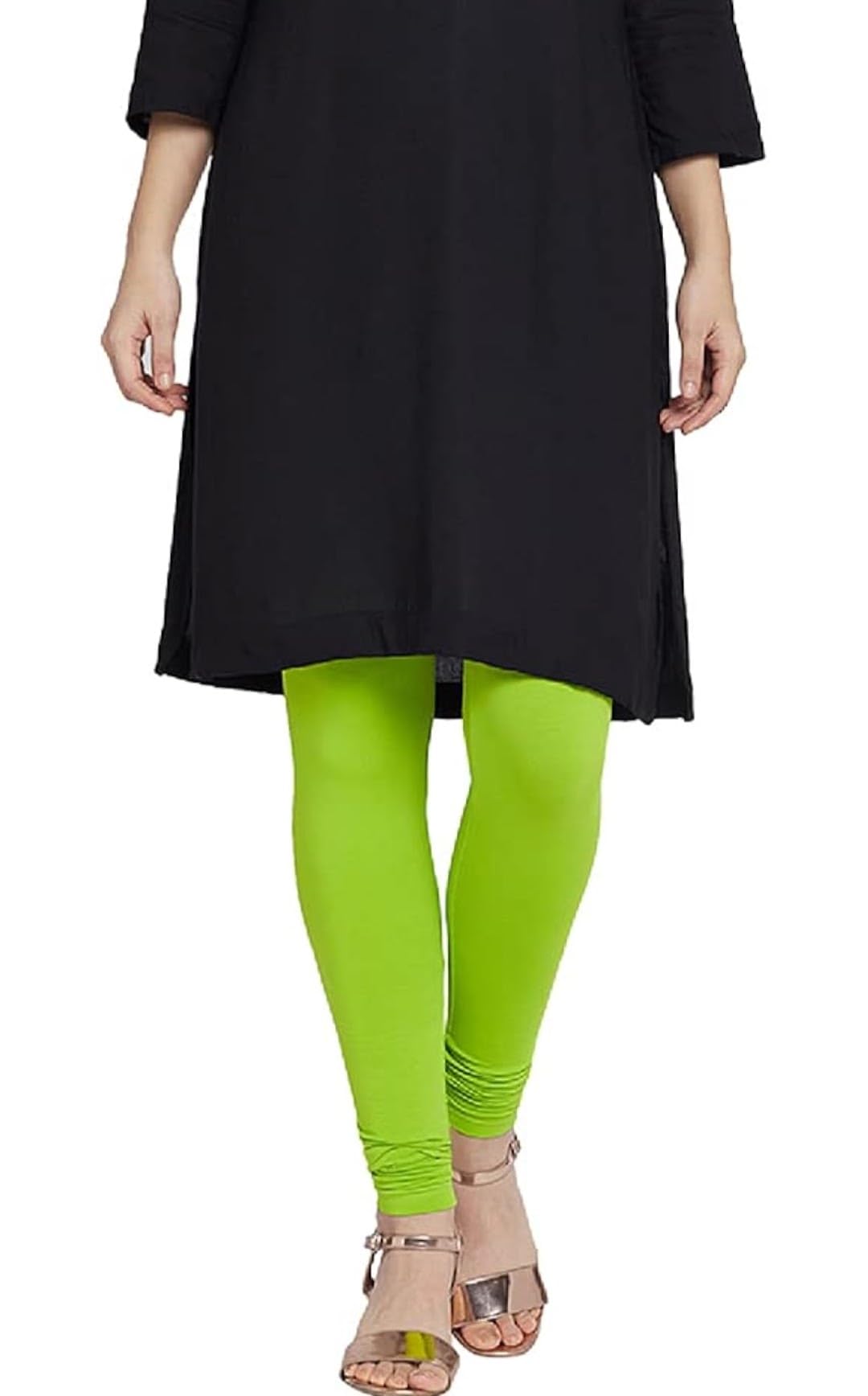Core Women's Full Length Leggings | Ultra-Soft,Stretchable and Comfortable |Full Length Leggings for Women |Waist inch, L : 28-30 inch, XL :32inch, 2XL : 34 inch,-picture-56