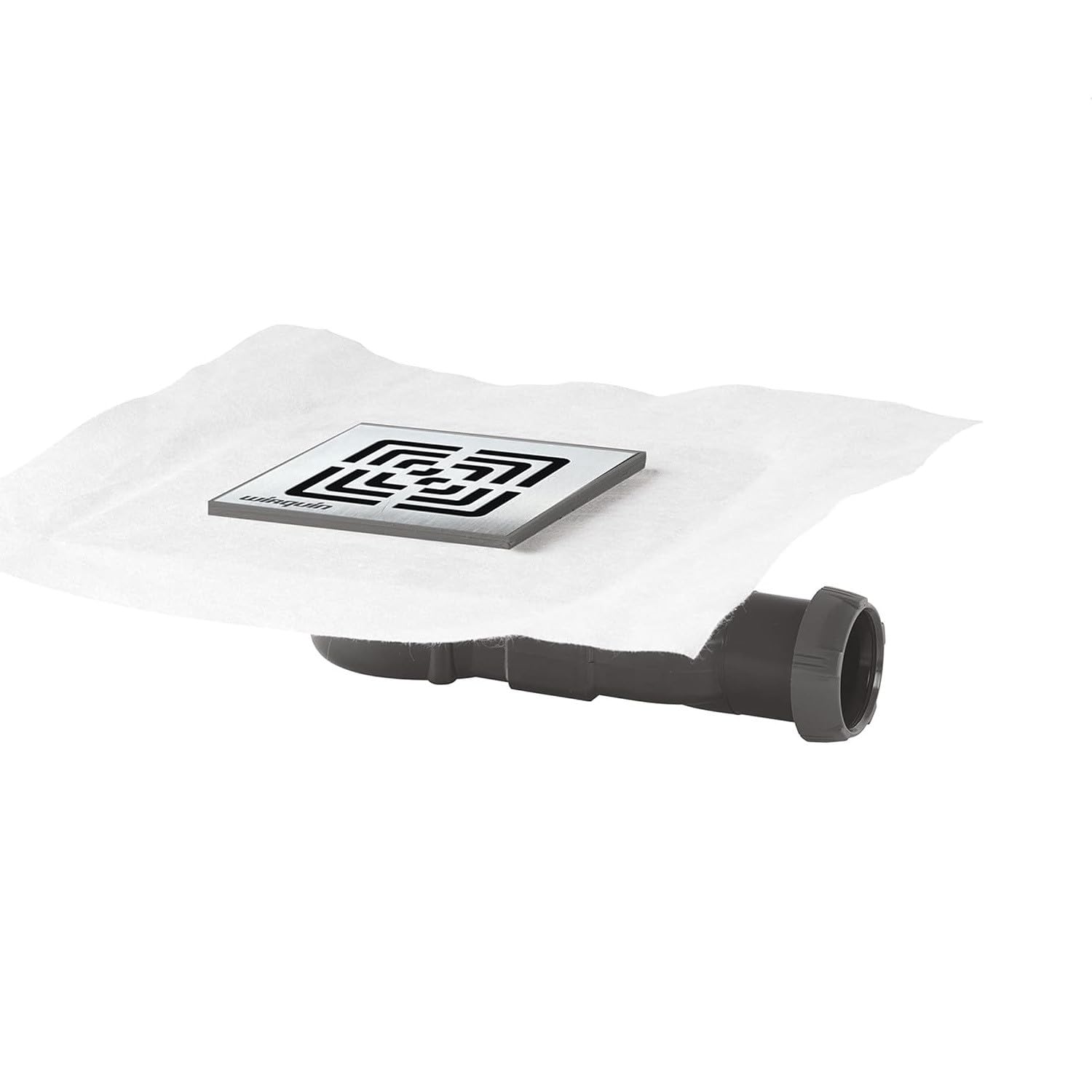 Wirquin 30723966 Bonde à chaper Slim+ Mikado pour douche à l'italienne, chromé