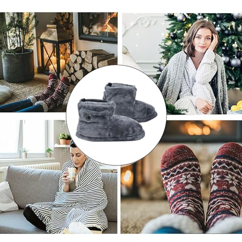 Botas térmicas eléctricas para mujer con 5 niveles de calor miniatura 6