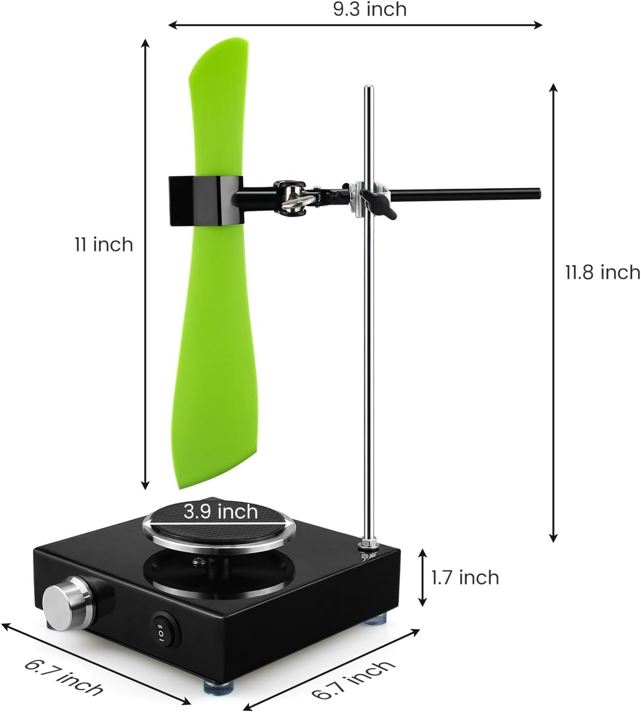 Electric Epoxy Stirrer Machine for Large Capacity Stirring - Resin Mixer, Designed to Mix Resin, a Hands-Free Mixing Tool that operates at 120 RPM