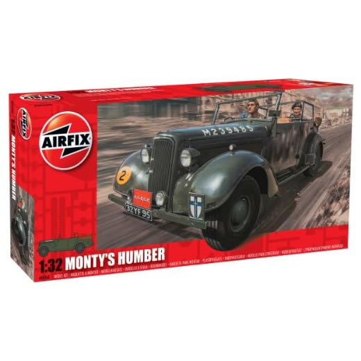Airfix - Kit de Coche Monty´s Humber Snipe Staff (Hornby A05360)