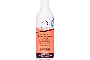 COAT DEFENSE Dog Shampoo - All-Natural, Hypoallergenic, & Aloe-Based