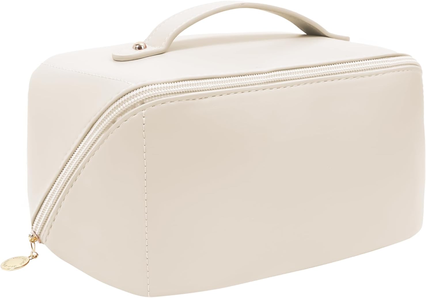 Travel Makeup Bag, Large Capacity Cosmetic Bags for Women, Waterproof Portable Toiletry Bag with Multiple Compartments for Organizer