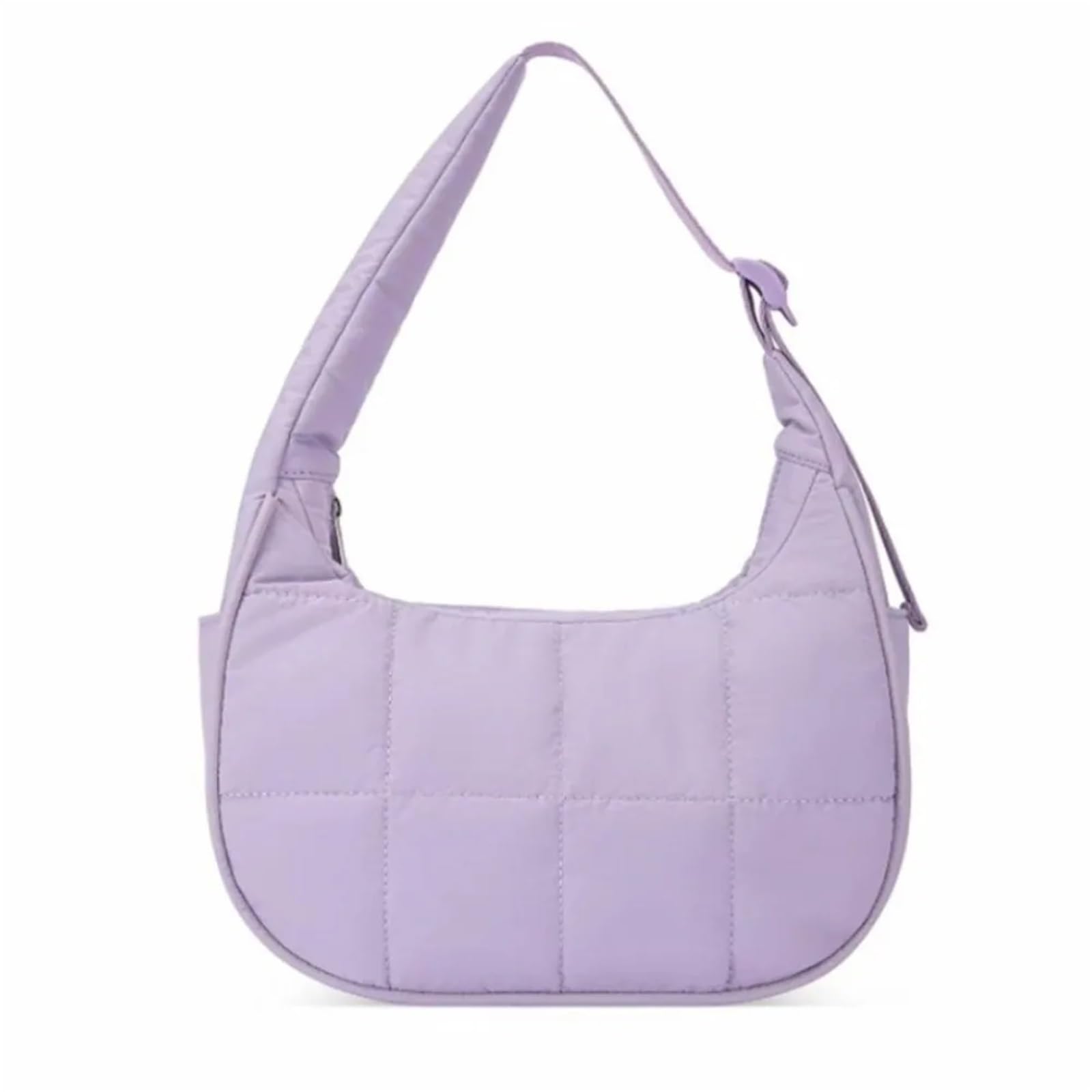 Sac à main en nylon violet imperméable contre la pluie pour femme