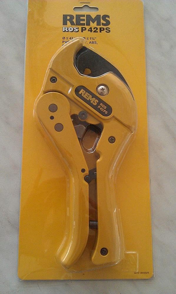 Rems ros p - Tijera para tubo plastico ros p42p diámetro 42mm