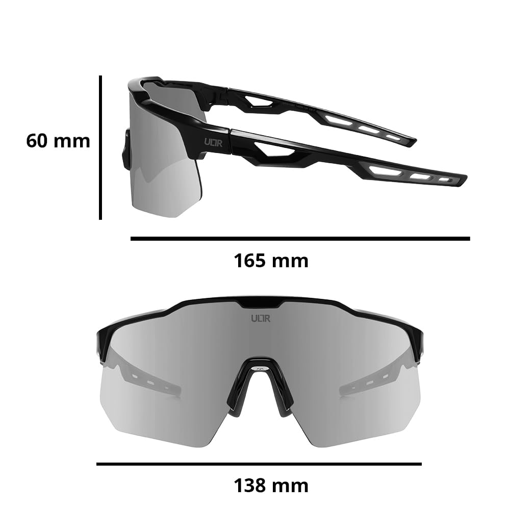 Sportbrille AERO, Sonnenbrille für Herren & Damen, TR90 Rahmen