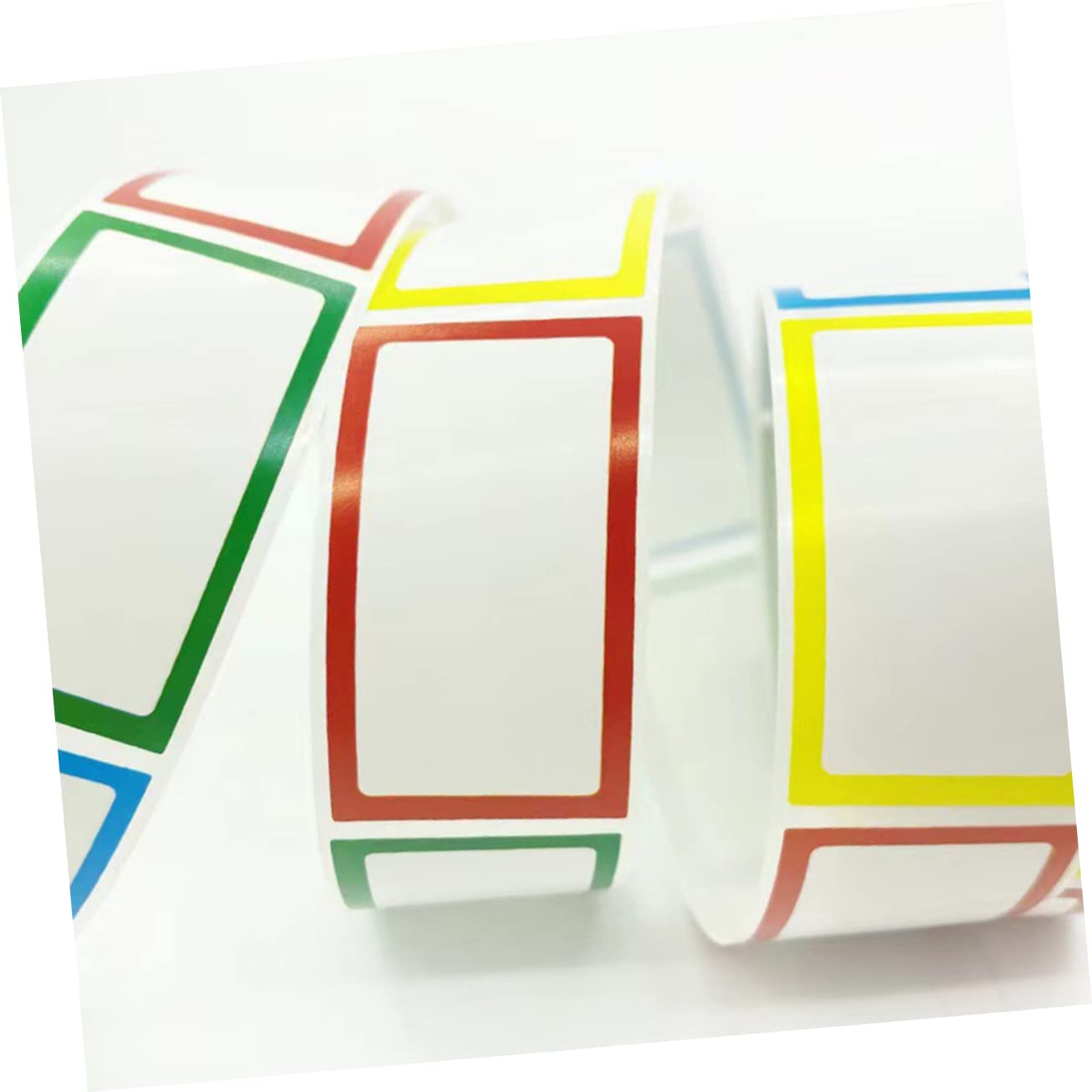 jojofuny 5 Ensembles Étiquettes Autocollantes Rectangulaires Adhésives De Stickers Pour Cuisine Et Bocaux Pour Classifier Vos Objets Et Étiqueter Vos Récipients 4 Rouleaux*5