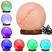Himalajska naturalna skała sól LED wielokolorowa lampa USB Klass Home Collection® ... (Globe)