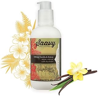 Tahitian Vanilla & Kukui Body Cream | All-Natural Moisturizer | Vegan & Gluten Free Skin Care | 8 oz