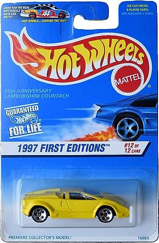 Hot Wheels 25th Anniversary Lamborghini Countach, 1997...