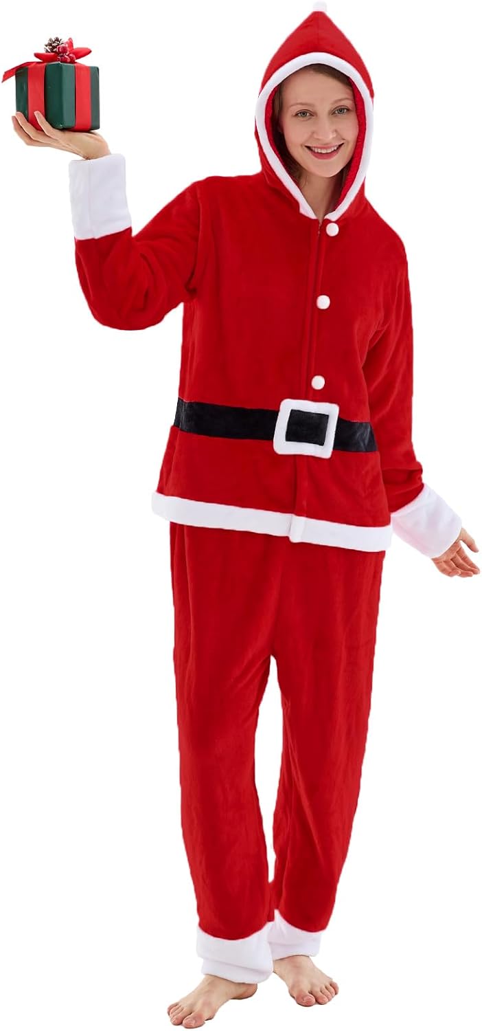 Unisex Adult Onesie Pajamas Animal One Piece Snug Fit Halloween Costume Sleepwear Homewear