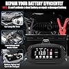 YIFASITE 25Amp Car Battery Charger, 12V/24V Lifepo4 Lead Acid Battery Charger, Upgraded Automobile Smart Trickle Battery Maintainer for AGM, Lithium, Motorcycle Boat Caravan #4