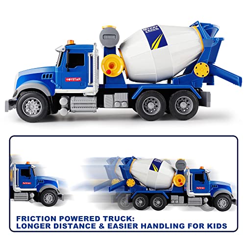 image for Dwi Dowellin Toddler Trucks Toys for Boys Age 1-3 3-5,Big Cement Mixer