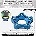 TonGass (3-Pack, Blue Bowling Rotating Ball Cup, Bowling Cup Display Stand with Bearing Spinner Holder, Spare Balls Holder Spinner for Bowlings Sports Ball Display Stand Suitable for All Balls Types
