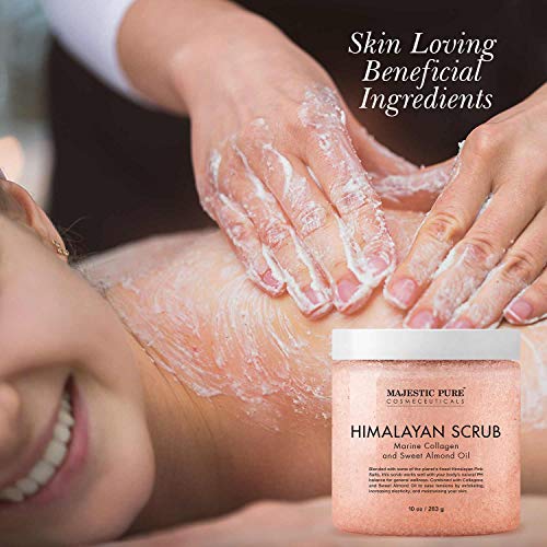Majestic Pure IN-MP-SCRUB-P Himalayan Pink Salt Body Scrub thumb #4
