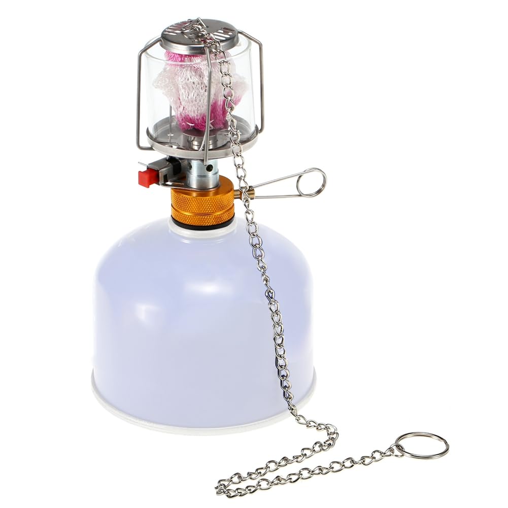 Outdoor Camping Gas Laterne Piezo Zündung Tragbare Mini Gas Zelt Lampe Licht Camping Ausrüstung Kochen Zubehör