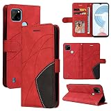 phone flip case Compatible with Oppo Realme C21Y leather wallet case, card slot holder flip phone ca