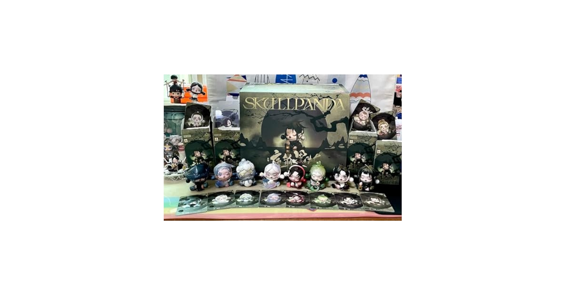 【再入荷なし】 SKULLPANDA 庭前墨梅 6種類SET Skullpanda The Ink Plum Blossom Series - 庭前墨梅系列 – Art