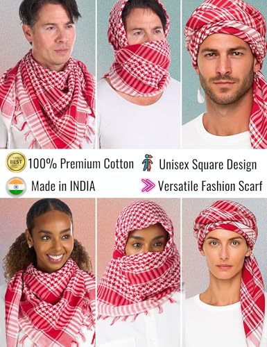 Image of Desert Shemagh Scarf - Stylish & Versatile Fashion Scarf for Men & Women