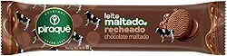 Biscoito Leite Maltado Recheio Chocolate Maltado Piraquê Pacote 85g