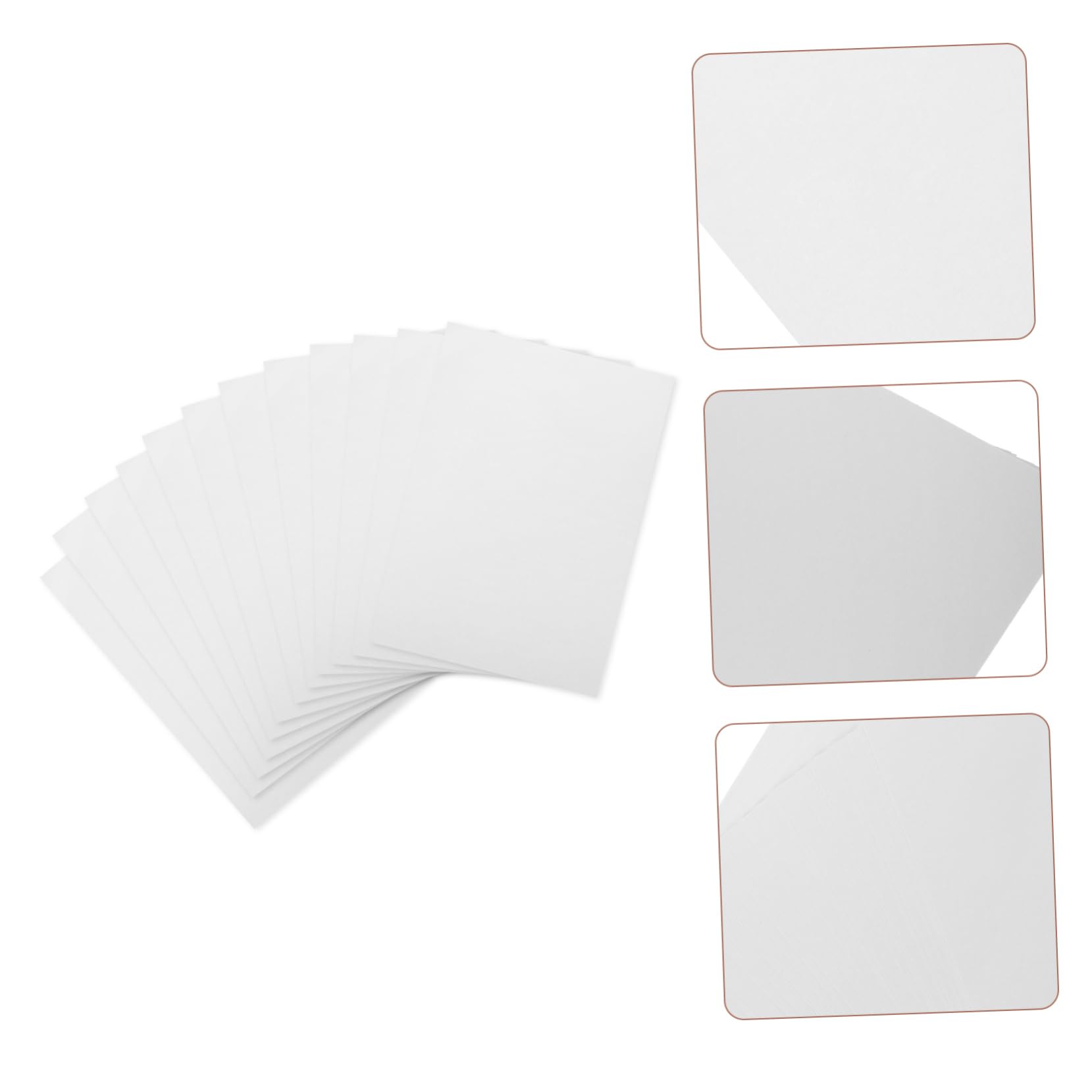 Papier à Aquarelle 50 Feuilles pour Peintres, Blanc, Papier