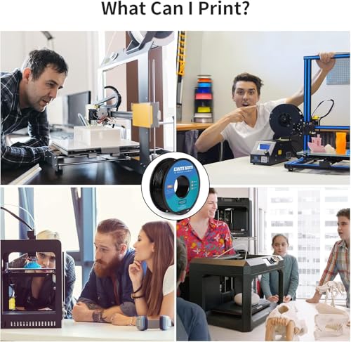 Image of GIANTARM TPU Filament 1.75 mm for Flexible 3D Printers 1 kg Black