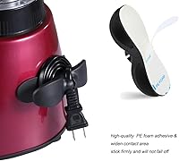 Vista 3 de Organizador de Cables para Electrodomésticos, 4 Piezas Enrollador de Cables para Electrodomésticos de Cocina Organizadores de Cables, Soporte