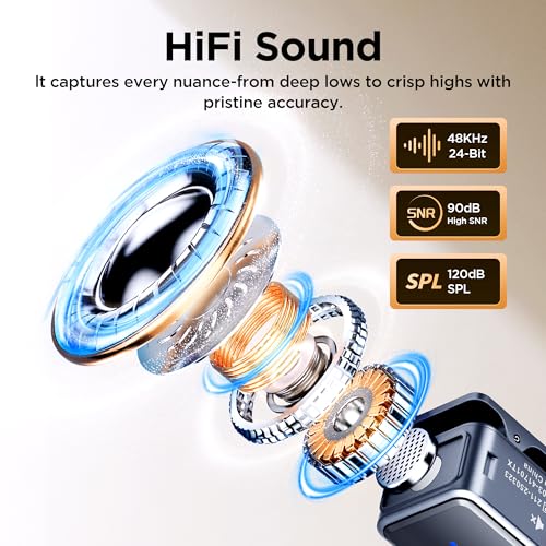 Image of Saramonic Air Wireless Lavalier Microphone for iPhone Android, Noise Reduction, 300M, Mini Wireless Mic for YouTube Tiktok Live Stream, Interview, Podcast, Vlog Video Recording