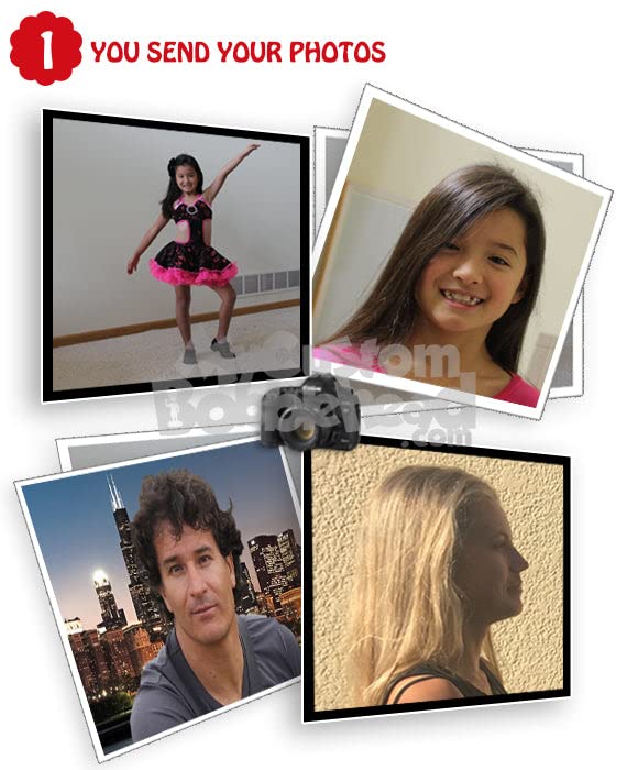 Custom Bobblehead Gorgeous Girl Wearing A Top and Jeans with Pencil Shoes - Leisure & Casual Casual4