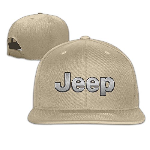 Gorra de béisbol Yhsuk con logo Jeep, unisex, ajustable, talla única, natural