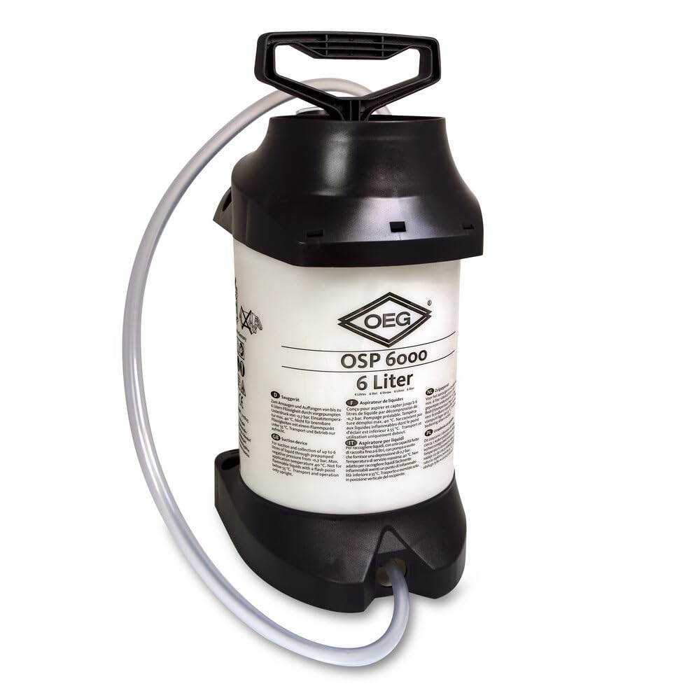 Ölansauger Vakuum Ölansaugpumpe OSP6000 6 Liter max. -0,7 bar Vakuumhandpumpe