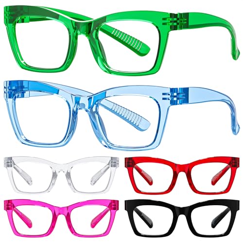 Image of Eyekepper Cat-Eye Reading Glasses 2.25, Readers for Women, 6 Pack Stylish