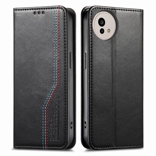 �Ή��@�� for Sharp Aquos wish5 5G SH-AC05 �t���b�v���X�^���h �}�O�l�b�g�J�� �E�H���b�g�^�P�[�X Black